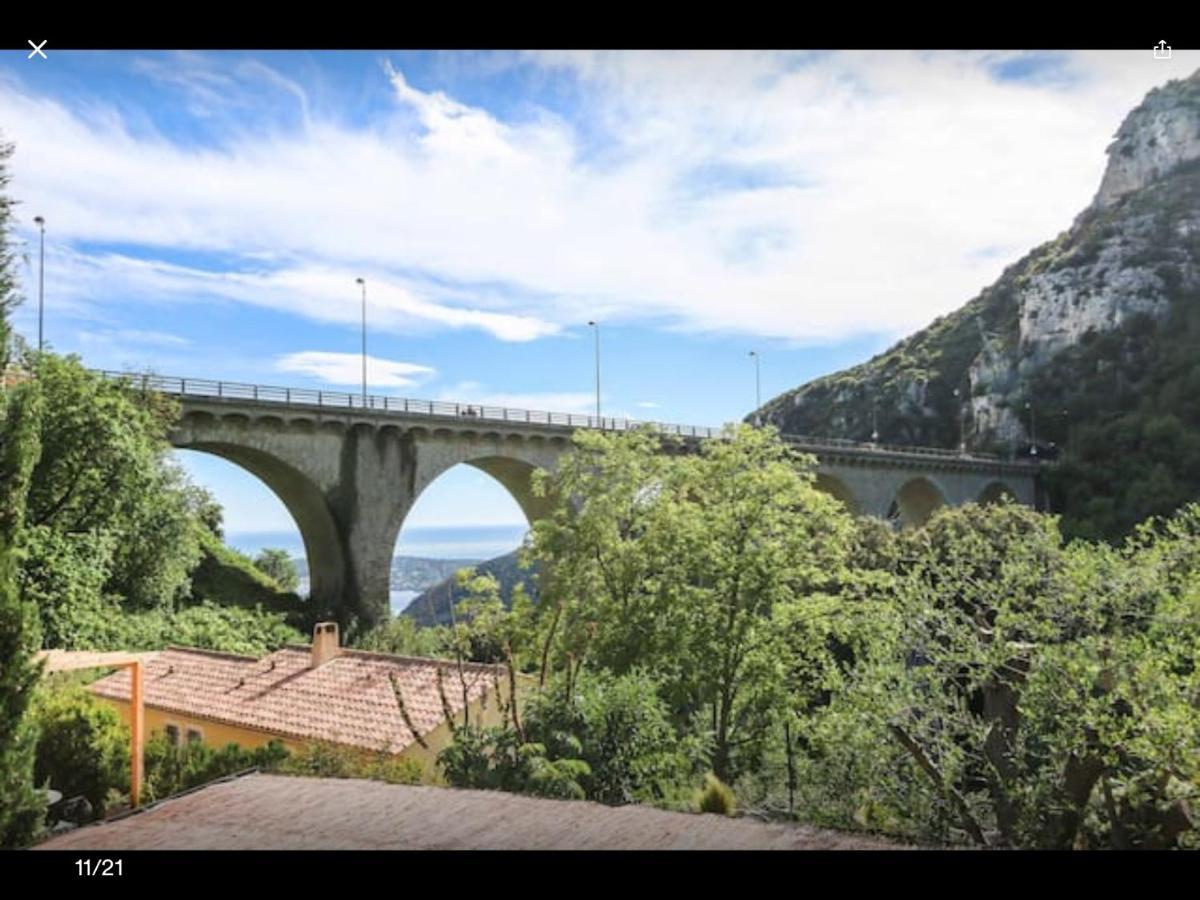 Studio Pied Village Eze - Dans Villa Recente - Parking Gratuit Buitenkant foto