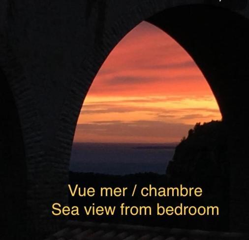 Studio Pied Village Eze - Dans Villa Recente - Parking Gratuit Buitenkant foto