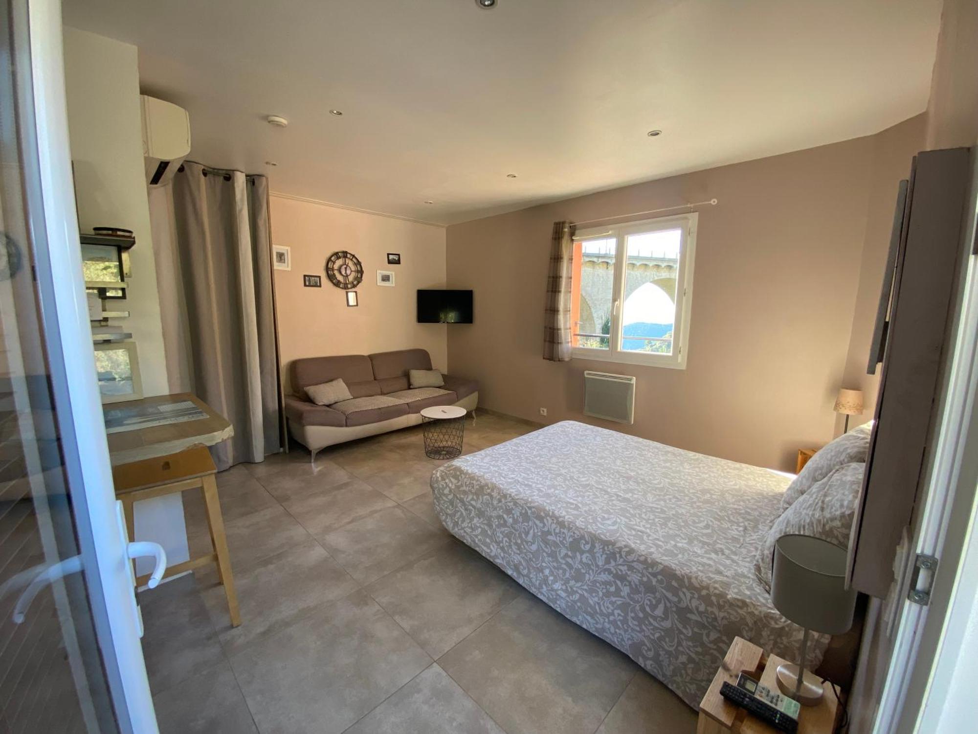 Studio Pied Village Eze - Dans Villa Recente - Parking Gratuit Buitenkant foto