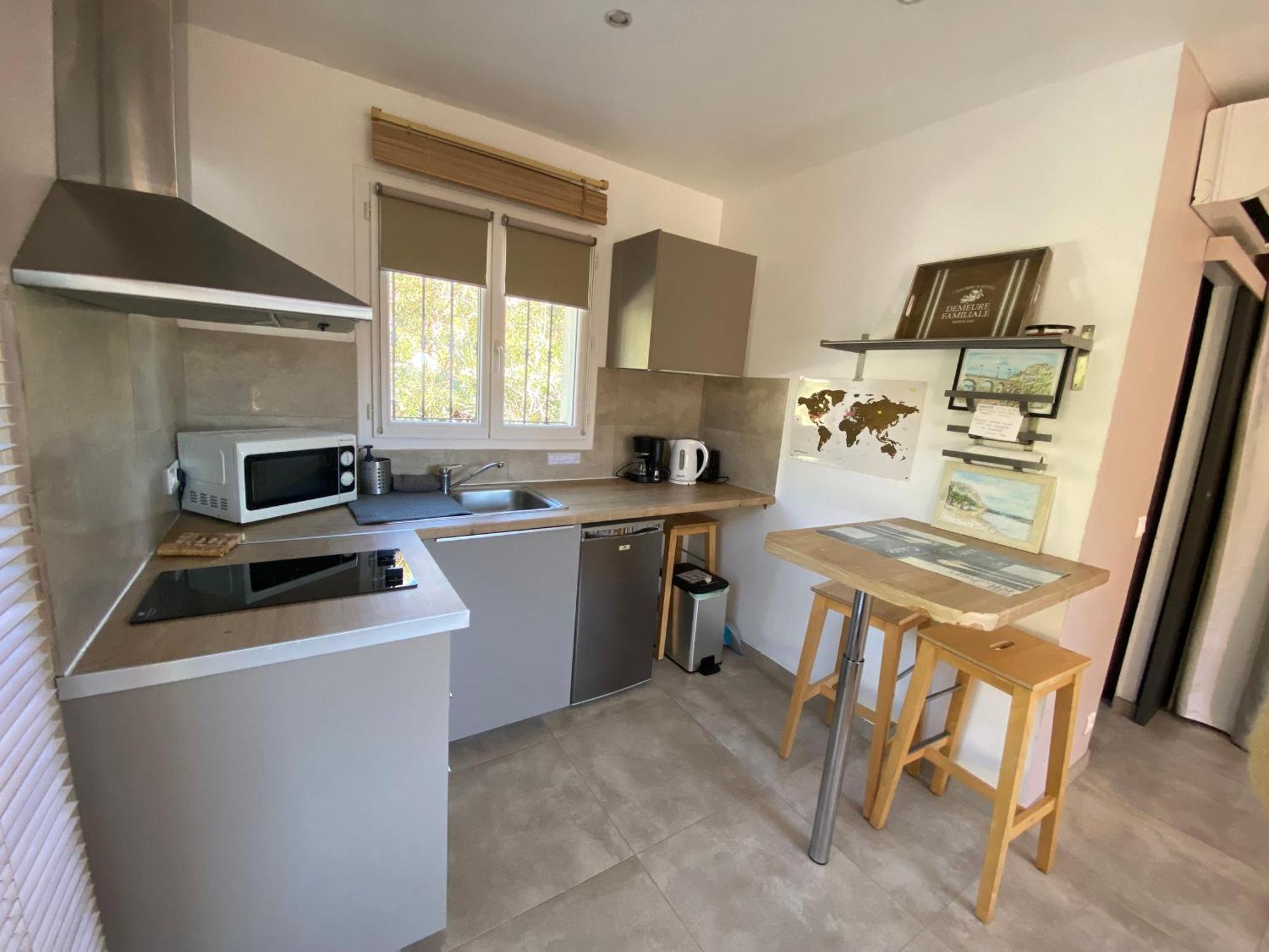 Studio Pied Village Eze - Dans Villa Recente - Parking Gratuit Buitenkant foto